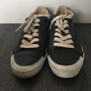 Frye Low Rider Sneaker Black Leather